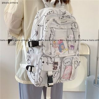 [SẴN ĐEN] Balo Đi Học/ Balo Ulzzang BL261
