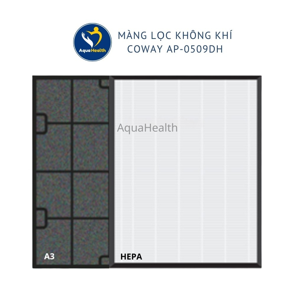 Màng lọc không khí Coway AIRES 5 (AP-0509DH): Màng khử mùi- Hepa - CHÍNH HÃNG