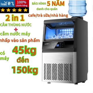 Máy làm đá Có thể kết nối với nước trực tiếp công nghiệp frestec  công suất 45 - 80 Kg/ngày