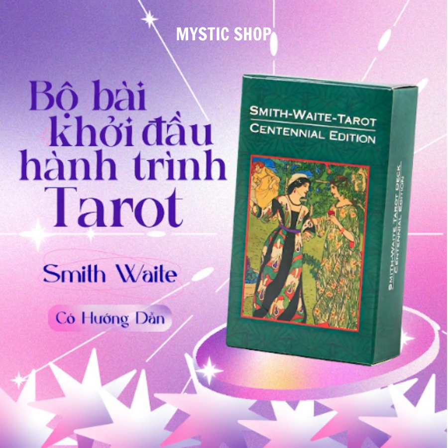 Bộ bài Tarot cơ bản Size Thường - Bộ Bài Tarot Smith Waite Centennial, Tarot sưu tầm nhiều mẫu Rider