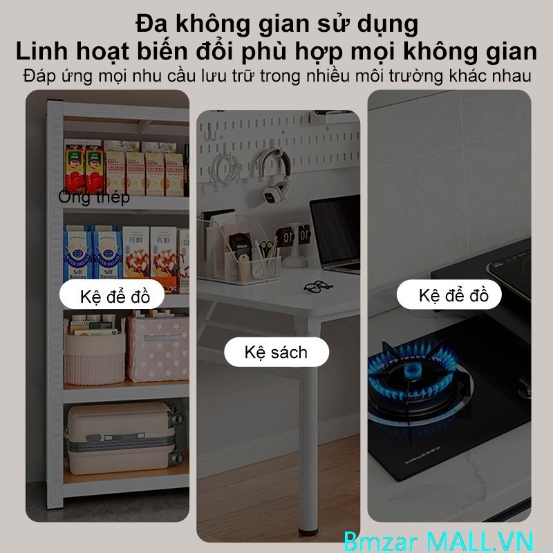 BMZAR Kệ Gỗ Đa Năng 3/4/5 Tầng Lắp Ráp Chịu Lực Tốt Tiết Kiệm Không Gian Phù Hợp Mọi Nơi | BigBuy360 - bigbuy360.vn