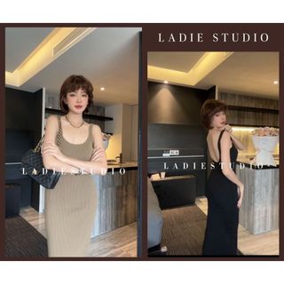 Đầm body len 2 dây ôm body tôn dáng Claire Dress - DAM12