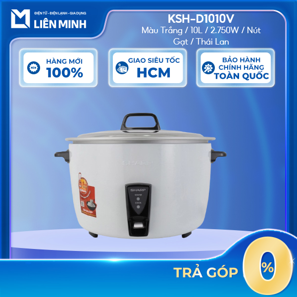 KSH-D1010V - Nồi Cơm Điện Sharp 10 Lít D1010V