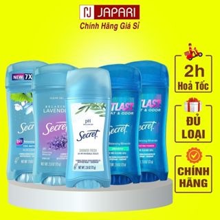 Lăn Khử Mùi Nữ Dạng Gel Secret CHÍNH HÃNG- Gel Lăn Nách Nữ Out Last Khử Mùi Cơ Thể,Hôi Nách - Lăng Nách Body Mist Japari