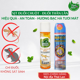  Xịt đuổi thằn lằn Green House Thái Lan 300ml Xịt đuổi chuột Rat Off Thái Lan 