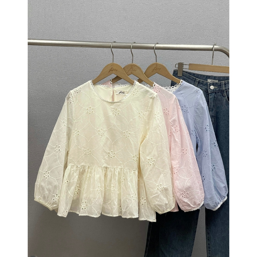 Áo babydoll thêu hoa nổi REDSHOP chất ren phong cách hàn quốc nữ 308006 | BigBuy360 - bigbuy360.vn