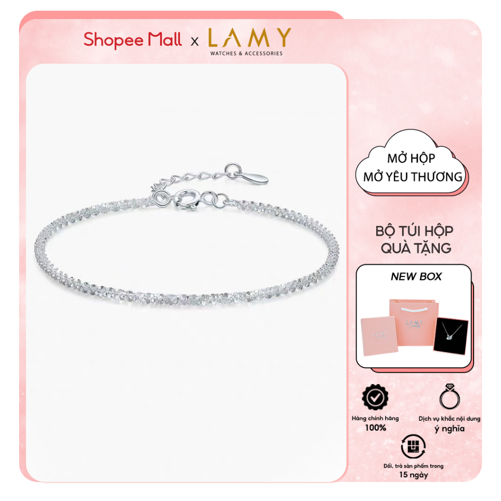 Lắc tay nữ LAMY Twinkle Silver Bracelet 2056