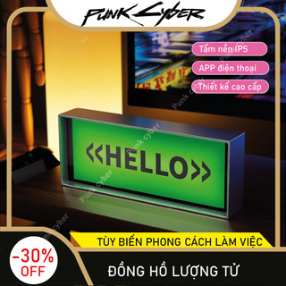 Đồng hồ lượng tử IPS Tube H407 Hiền thị đa chức năng, khung hợp kim sang trọng, màn hình IPS