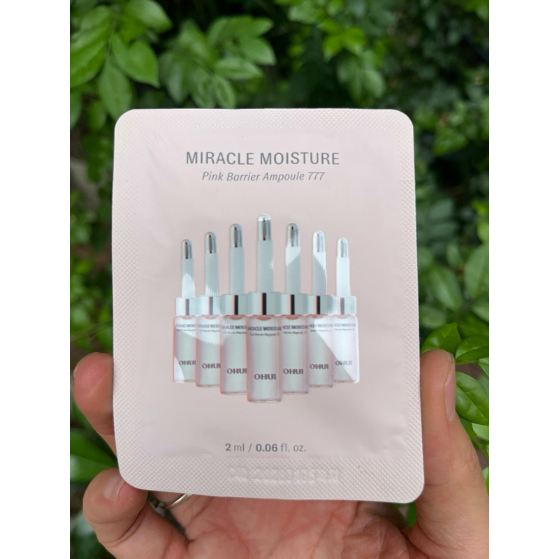 Gói tinh chất ohui 777 dưỡng ẩm, căng bóng da chống lão hoá  Ohui 777 - Ohui Miracle Moisture Ampoul