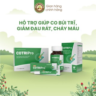 Cotripro Gel Thái Minh - Dùng Cho Với Trĩ Nội, Trĩ Ngoại, Táo Bón Và Đau Rát Hậu Môn - 25g