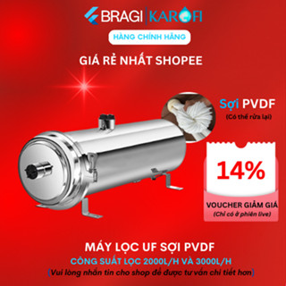  Máy lọc nước UF Lõi Lọc PVDF lọc nước đầu nguồn lọc nước sinh hoạt nước máy công suất 2000L giờ 