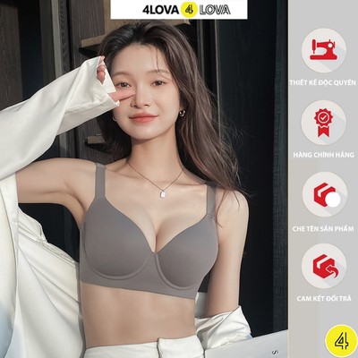 Áo Lót Su Trơn 4LOVA Áo Nâng Ngực Tạo Khe Chống Chảy Xệ, Bản Lưng To, Thoáng Khí