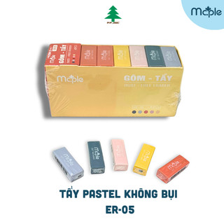 [MC.PLE . ER05] Tẩy Pastel không bụi - tẩy mỹ thuật, gôm mềm xinh xắn sạch bụi, ít vụn tẩy