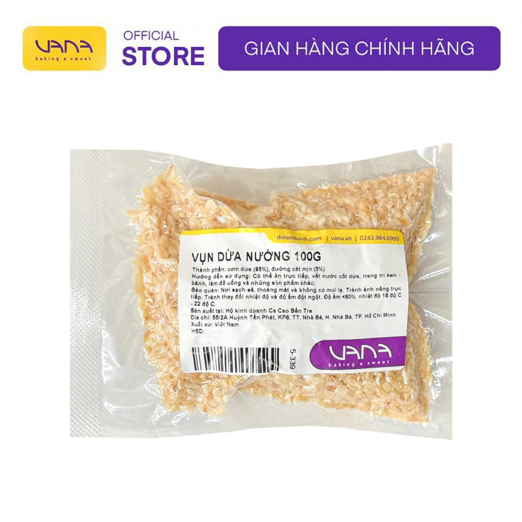 Vụn dừa nướng