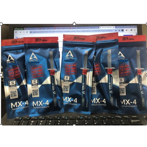 Keo tản nhiệt Arctic MX4 - MX5 - MX6 ( 4g/ 8g / 20g ) cho PC Laptop VGA