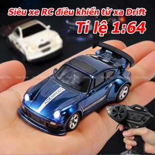 Xe ô tô điều khiển từ xa Drift RC 1:64 mini siêu tốc - Đèn LED, Pin sạc cao cấp giá rẻ, đồ chơi ô tô điều khiển từ xa 11