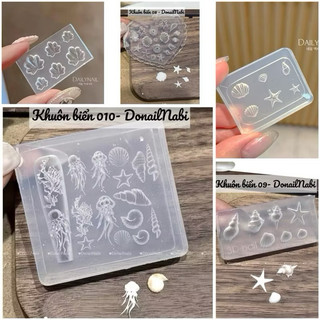 khuôn làm charm sò biển style hè