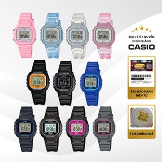 Đồng Hồ Điện Tử Casio LA-20 Trẻ Trung Cá Tính Mặt Kính Nhựa Vuông Chống Nước 30.4mm Dây Nhựa Chính Hãng - WATCHSTORE