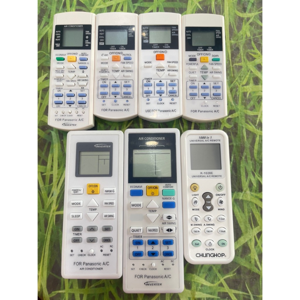 🎀[Bảo hành 03 tháng]🎀 Remote máy lạnh PANASONIC (đủ mẫu)
