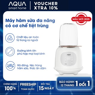  Máy hâm sữa AQUA WS21T hâm đồ ăn dặm tiệt trùng an toàn đường kính 96cm phù hợp đa dạng dáng bình sữa 