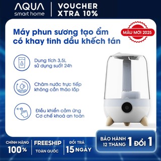  Máy phun sương tạo ẩm AQUA HUS101R 3.5L có khay khuếch tán tinh dầu phun sương cấp ẩm 