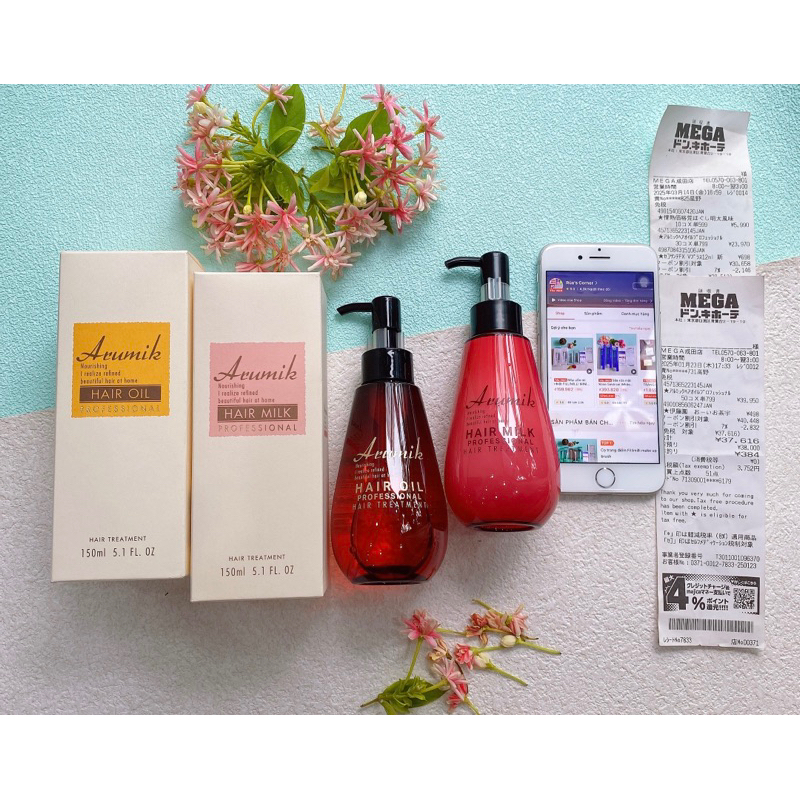Dầu dưỡng tóc Arumik Hair Oil Professional 150ml