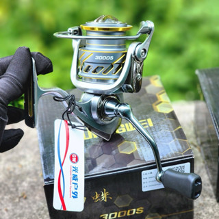 Máy câu cá lure cao cấp tay quay siết cốt Gw Nhện Ma 1000-2000-3000-4000 bao khoẻ bao mượt ,tải cá lớn