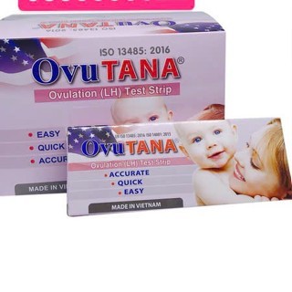 QUE THỬ RỤNG TRỨNG OVUTANA HỘP 12 QUE NHANH VÀ CHÍNH XÁC
