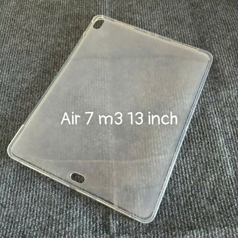 Ốp lưng silicon trong suốt,nhám cho ipad Air 7 M3 13 inch ốp siêu đẹp