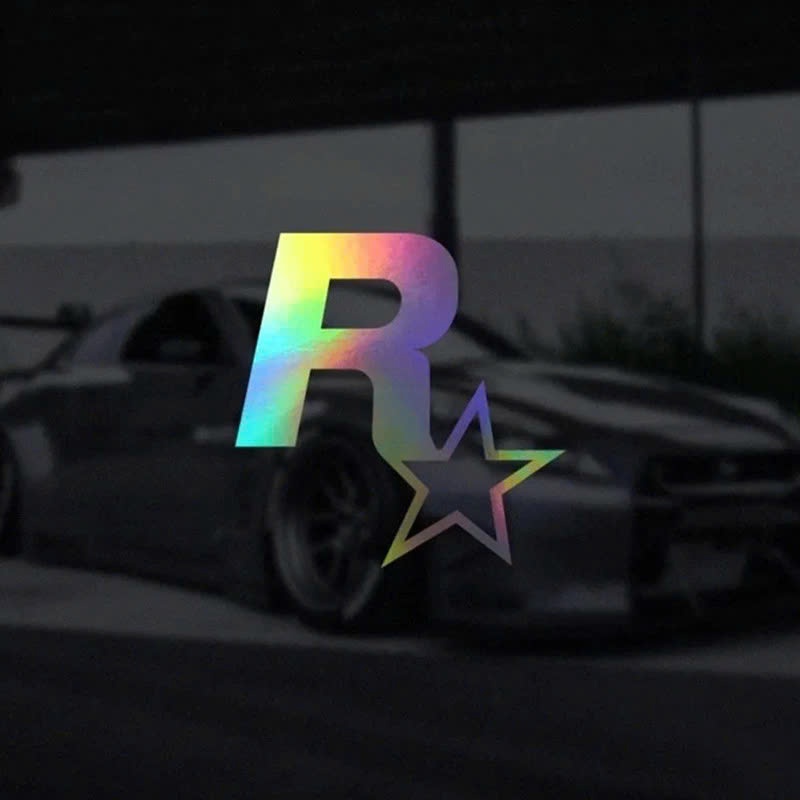 Miếng Dán Rockstar Games GTA5 Trang Trí Nắp Bình Xăng Xe Hơi / Laptop / Điện Thoại ...vv