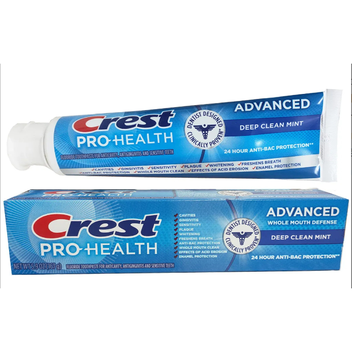 [Date 2026] kem đánh răng crest 167gr hàng Mỹ chính hãng