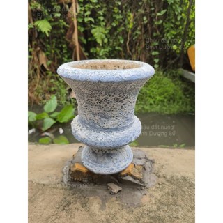 Chậu đất nung - chậu cúp men sôi