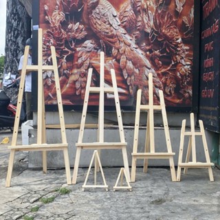 Giá vẽ tranh [4 SIZE ] Gỗ Thông Tự Nhiên , Các Loại Cỡ , ( Kích Thước  36*65 và 44*107 và 55*130 và 65*150 )