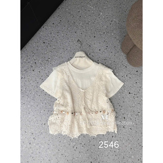 Áo len móc chocker cổ đi biển