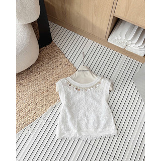 Áo len móc chocker cổ đi biển