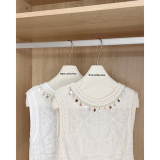 Áo len móc chocker cổ đi biển