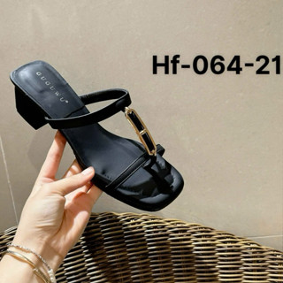 (Chân đầy Tăng size) Dép Nữ đế thấp 3 phân Giày Sandal Cao Gót Nữ 4cm đế Thấp phối dây xích da mềm HF25_Ph132