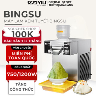 Máy Làm Kem Tuyết BingSu, Máy Làm Kem Tuyết Hiệu Snowmaker Bảo Hành 1 Năm, Máy Làm Kem Tươi Đá Bào