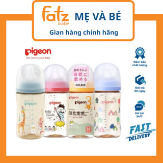  Bình Sữa Pigeon Nội Địa Nhật Thế Hệ 3 Mới 💖 ĐỦ SIZE 160ml 240ml 
