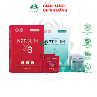 (COMBO 2 HỘP) Giảm Cân NAT SLIM, Giảm Cân NAT SLIM X3 Chính Hãng MERRY STORE Giúp Giảm Cân Hiệu Quả, Giảm Cân Sau Sinh