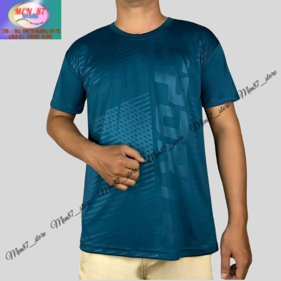 Áo thun,  Áo  Thể Thao Nam Ép Vân Co Giản 4 Chiều Thấm Hút Mồ Hôi chất thun lạnh-Men87_store
