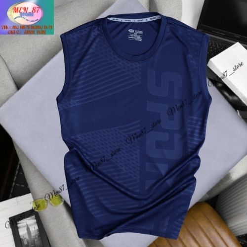 Big Sale Áo Thun Sát Nách Nam  Tập Gym Ép Vân Cao Tần  Chất Thun Lạnh Co Giản 4 Chiêu - Men87_store