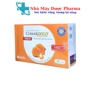 Viên uống bổ sung chiết xuất gừng Nano Curcumin CUMAR GOLD- Hộp 30 viên