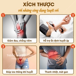 Xích thược khô 500g, thái lát mỏng, thơm, sạch - Lãn Ông