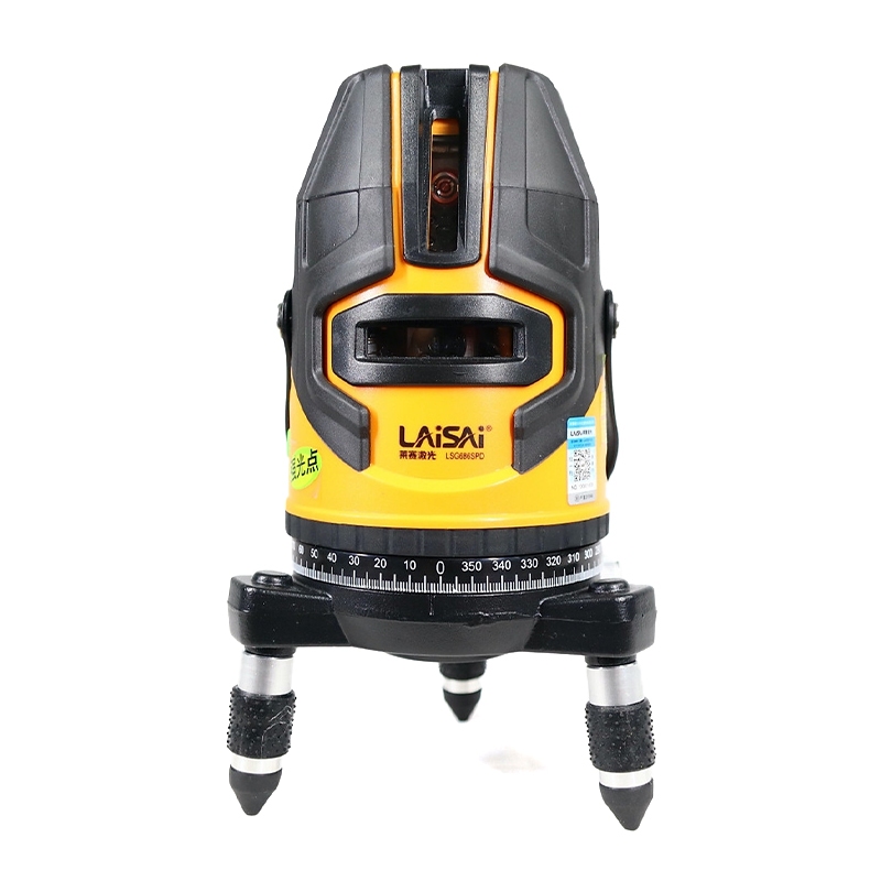 Máy cân mực laser LAiSAi LSG686SPD 5 tia xanh CHỈ GỒM 1 PIN