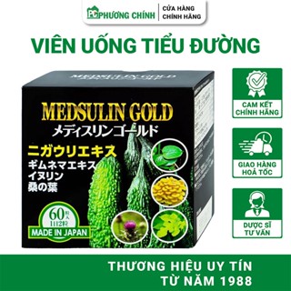 Viên Uống Tiểu Đường JpanWell Medsulin Gold Hỗ Trợ Hạ Đường Huyết 60 Viên/Hộp