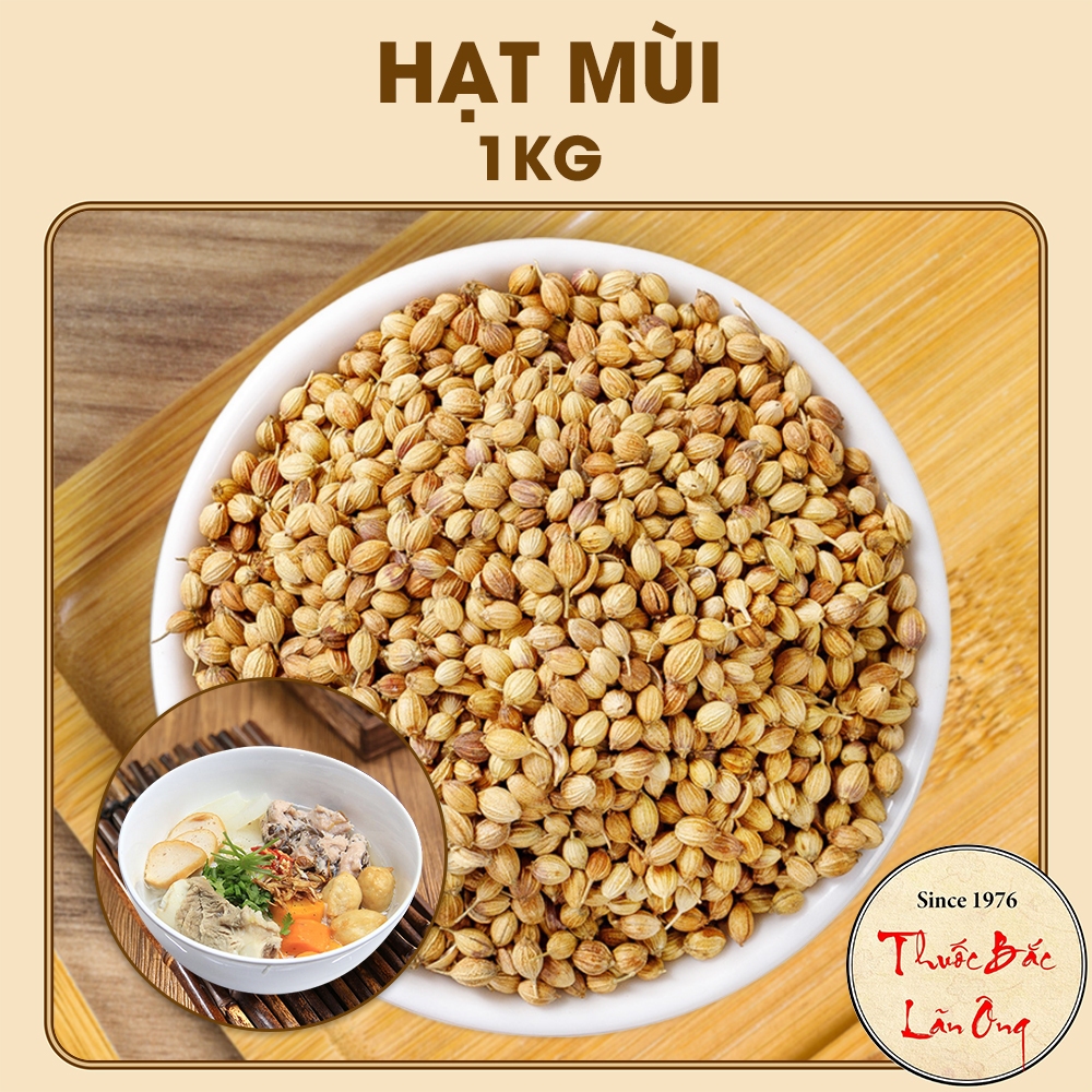 Hạt mùi khô 1kg, hạt ngò, thơm, sạch, gia vị nấu phở, nấu nước sâm, pha trà