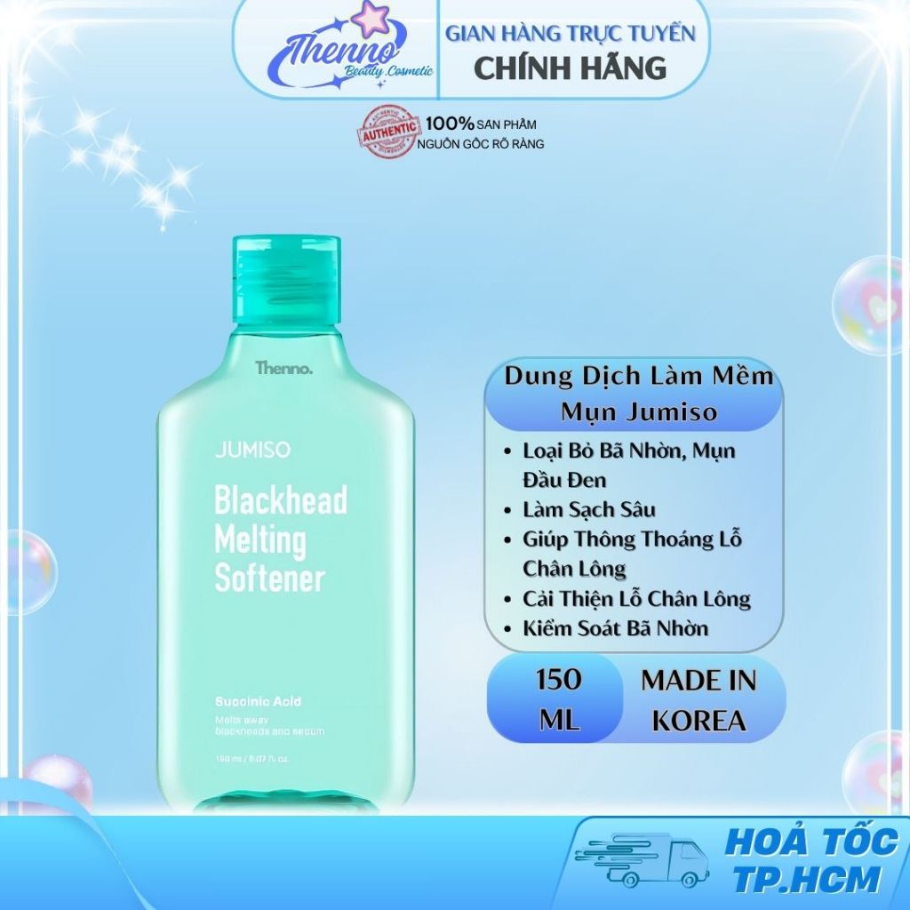 Dung Dịch Làm Mềm Mụn Đầu Đen Jumiso Blackhead Melting Softener 150ml Hàn Quốc