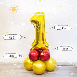 Bóng số 1 (size 36cm) & (size 70cm) trang trí sinh nhật, thôi nôi, đầy tháng, party, sự kiện, kỉ niệm…