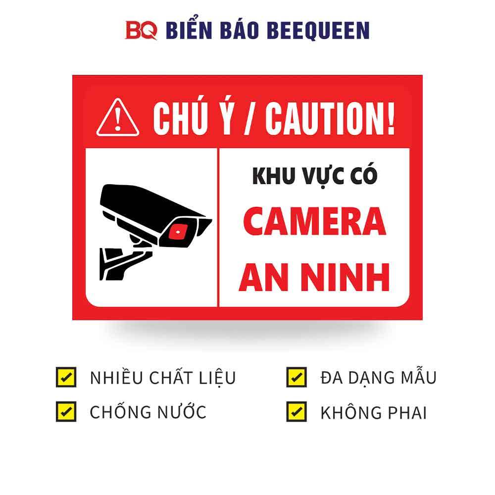 Biển báo KHU VỰC CÓ CAMERA AN NINH F13